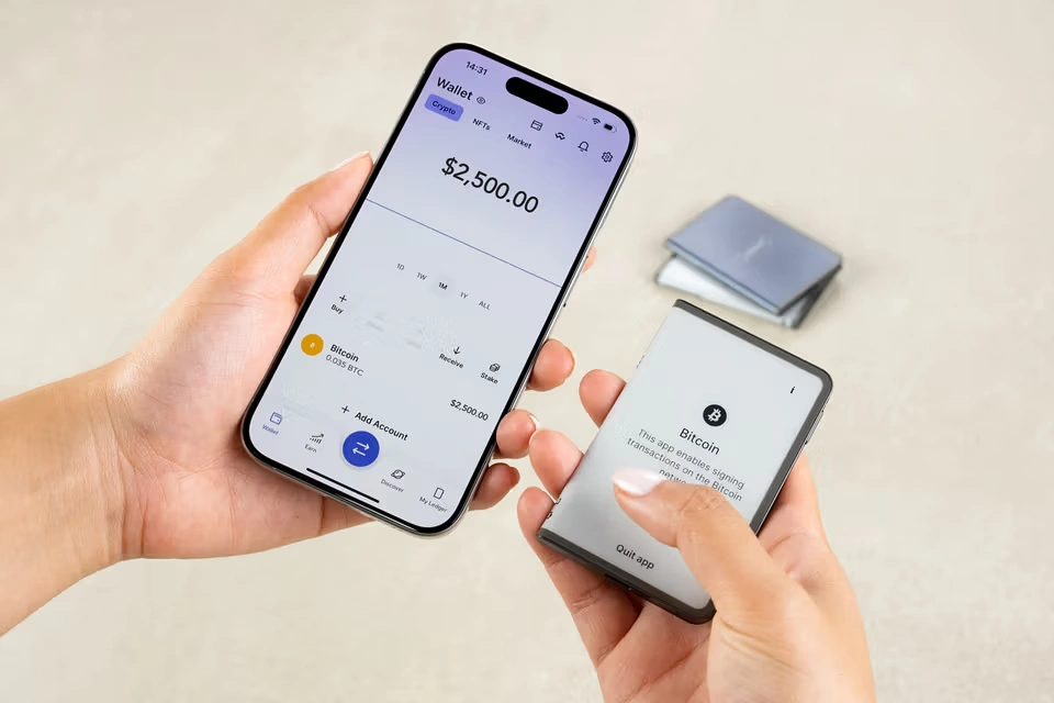 معرفی کیف پول سخت‌افزاری لجر استکس (Ledger Stax)
