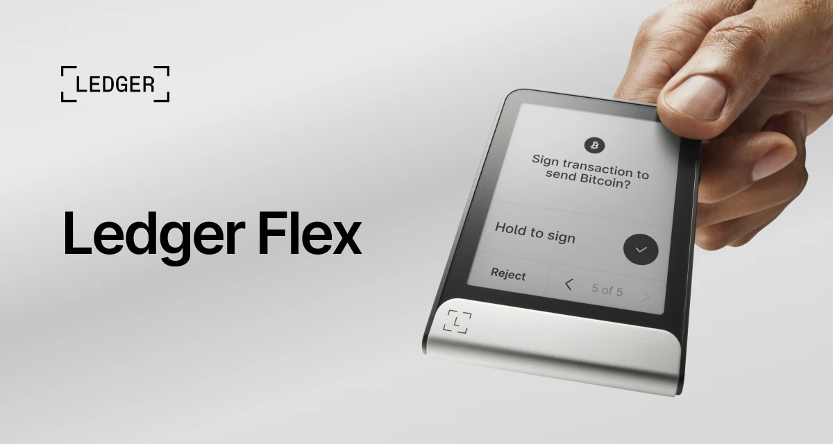 معرفی کیف پول سخت‌افزاری لجر فلکس (Ledger Flex)