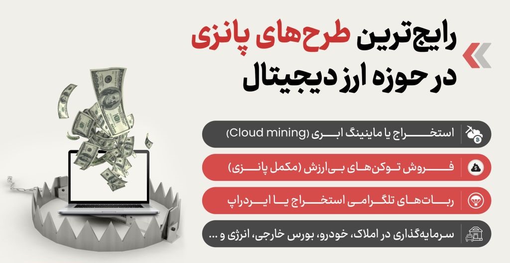 شکل‌های رایج پانزی در ارزهای دیجیتال