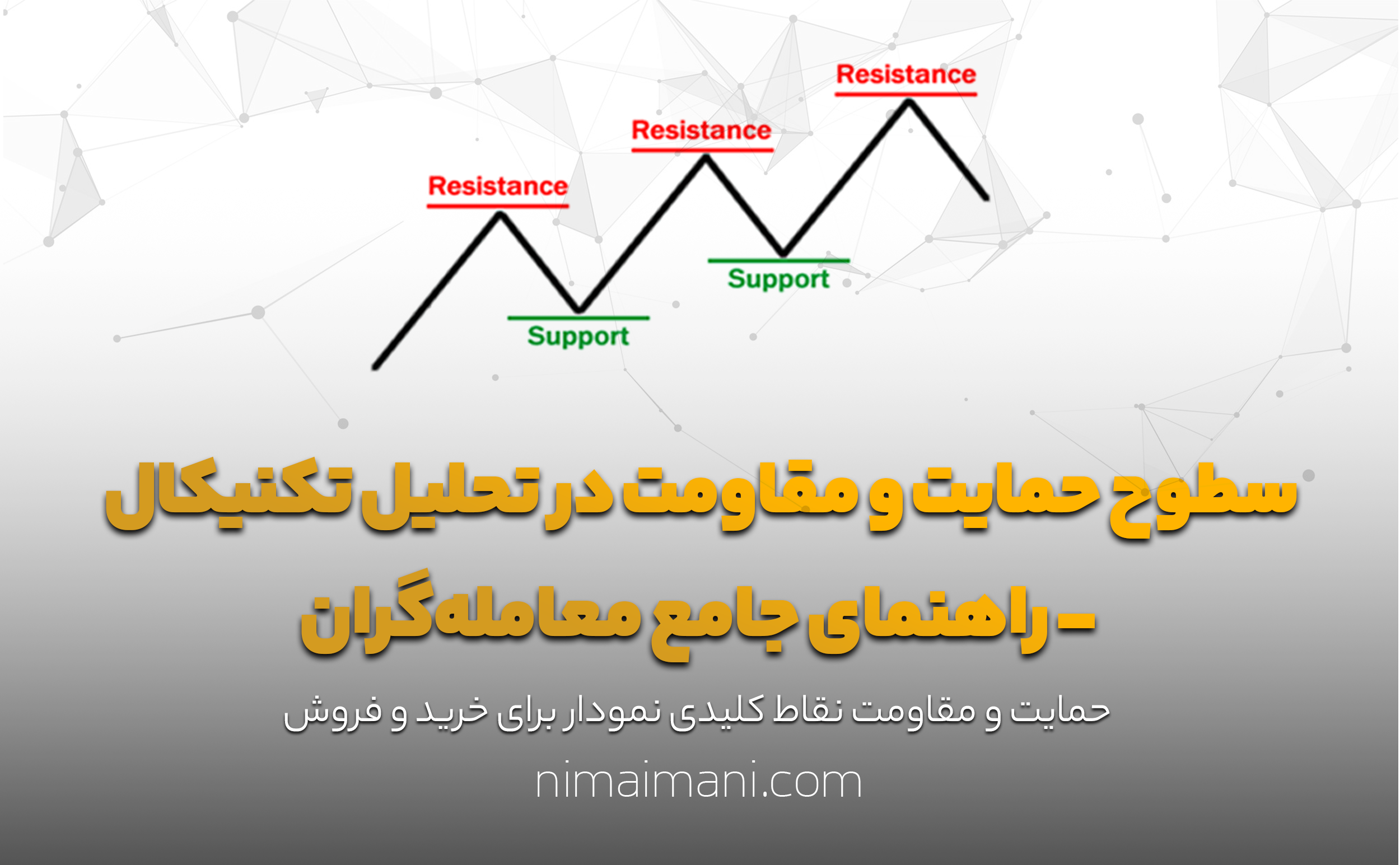 سطوح حمایت و مقاومت در تحلیل تکنیکال - راهنمای جامع معامله‌گران