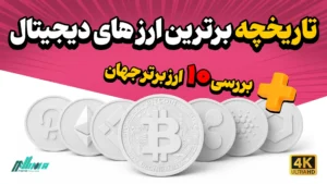 تاریخچه پیدایش ارز های دیجیتال | بررسی 10 ارز برتر کریپتو
